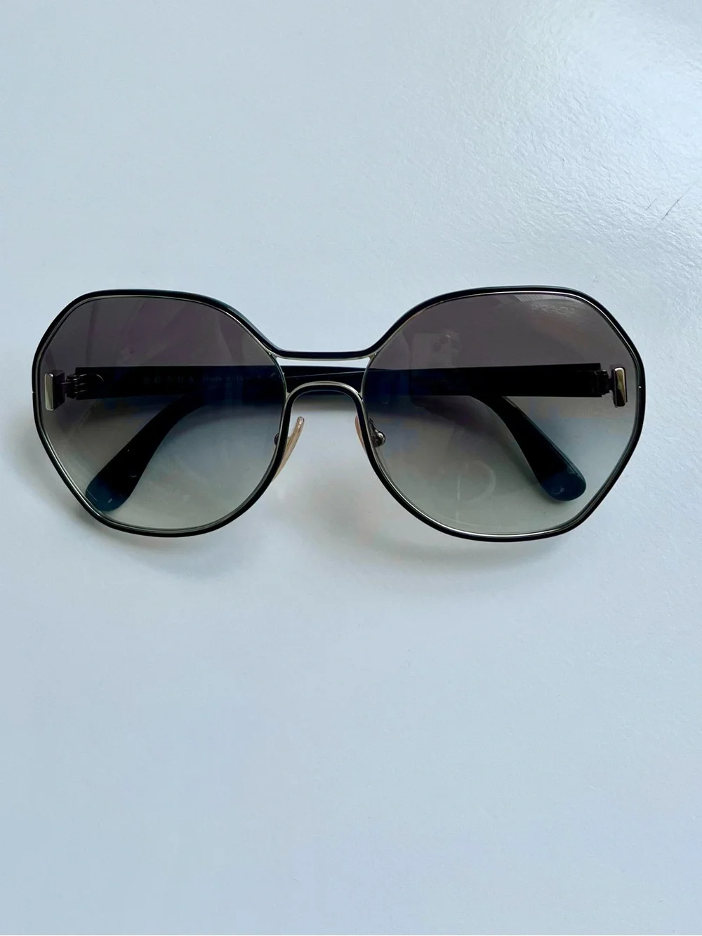 Prada Oversized Hexagonal Sunglasses